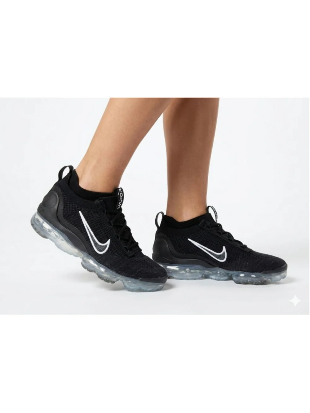 Nike Air VaporMax Flyknit 2021 DC4112-002 Women's US 6 Black